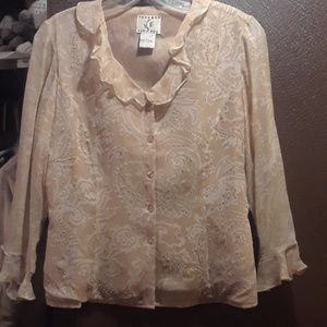 Cream Blouse